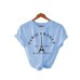 Iron Tower Printed Loose Short Sleeve