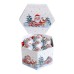 Christmas Gift Box Christmas Tree Decoration Hanging Ornaments Painted Foam Stickers Talking Christmas Ball Set