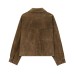 Versatile collar single breasted jacket top for women