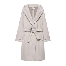 Long sleeved single breasted solid color trench coat for women Long sleeved single breasted solid color trench coat for women