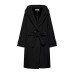 Long sleeved single breasted solid color trench coat for women