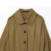 Collar single breasted solid color jacket for women
