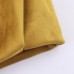 Collar long sleeved zipper solid color jacket for women