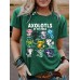 Short sleeved cartoon fish