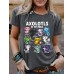 Short sleeved cartoon fish