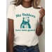 Short sleeved kangaroo pattern