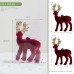 Christmas Red Irregular Ball New Christmas Tree Decoration Hanging Ball Reindeer Wreath Ornament Atmosphere Decoration Hanging Ornament