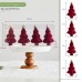 Christmas Red Irregular Ball New Christmas Tree Decoration Hanging Ball Reindeer Wreath Ornament Atmosphere Decoration Hanging Ornament