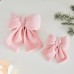 Pink Bow Decoration Hanging Ornament for Event Decor, Hotel Window Display and Atmosphere Scene Arrangement