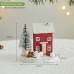 Christmas Decorative Mini Wooden House Tabletop Decoration, Wooden Cottage for Room Window Display Scene Arrangement Christmas Decorative Mini Wooden House Tabletop Decoration, Wooden Cottage for Room Window Display Scene Arrangement