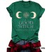 Short sleeved witch mysterious celestial illustration Short sleeved witch mysterious celestial illustration