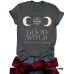 Short sleeved witch mysterious celestial illustration Short sleeved witch mysterious celestial illustration