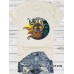 Printed Short Sleeves Sun Moon