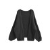 Loose Oversized Knit Cardigan Sweater for Women, Mid-Length, Thick Chunky Knit