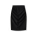 style new women's sexy high-waisted fitted pencil skirt with design beauty, pleated back slit short skirt solid color