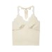 style lace halter neck tie-up camisole, pure desire V-neck ruffle splicing, sexy fitted satin strap backless top