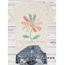 T-shirt short sleeved women's floral print round neck
