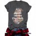 Short sleeved line letters