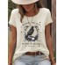 Short sleeved female Edgar Allan Poe