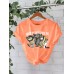 Printed Short Sleeve Monster