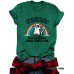 Sunshine Raccoon Pattern Short Sleeve