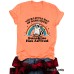 Sunshine Raccoon Pattern Short Sleeve