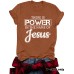 THE IS POWER IN THE NAME OF JESUS Loose Short Sleeves