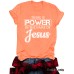 THE IS POWER IN THE NAME OF JESUS Loose Short Sleeves
