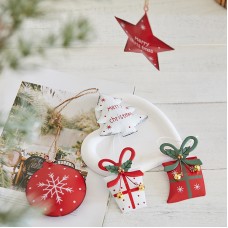 Christmas Metal Ornament Star Tree Decoration for Hotel, Mall Window Display Scene Arrangement Gift Box Snowflake