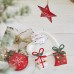 Christmas Metal Ornament Star Tree Decoration for Hotel, Mall Window Display Scene Arrangement Gift Box Snowflake