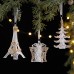 Christmas Decoration Ornaments with Sequins for Christmas TreeWindow Display and Scene Decoration