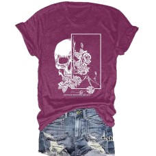 STAND Skull Rose Short Sleeve