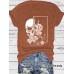 STAND Skull Rose Short Sleeve