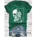 STAND Skull Rose Short Sleeve