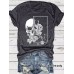 STAND Skull Rose Short Sleeve
