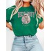 BEETANBUY Two rabbits loose casual short sleeves