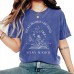 Wash and make old letter pattern short sleeves