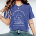 Wash and make old letter pattern short sleeves