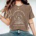 Wash and make old letter pattern short sleeves