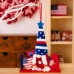 Day Knitted Hat Decoration for Dwarf Scene Setup, Festive Knit Cap Ornament