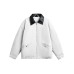 White Duck Down Zipper Detroit Down Jacket