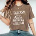 Cotton washed to make old letter short sleeves