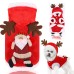 Pet Christmas clothing flannel autumn and winter warm pet dog cat clothing reindeer clothing Christmas