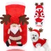 Pet Christmas clothing flannel autumn and winter warm pet dog cat clothing reindeer clothing Christmas