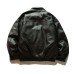 Warm PU Leather Stand-Up Collar Down Jacket Casual White Duck Down Leather Coat