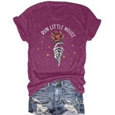 Skeleton Hand Rose Short Sleeve