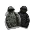 White Duck Down Zipper Closure Hooded Loose Fit White Duck Down Zipper Closure Hooded Loose Fit