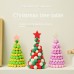Mini Christmas Tree LED Light-up DIY Table Decor  Small Desktop Ornament for Christmas Decoration