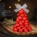 Mini Christmas Tree LED Light-up DIY Table Decor  Small Desktop Ornament for Christmas Decoration