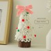 Mini Christmas Tree LED Light-up DIY Table Decor  Small Desktop Ornament for Christmas Decoration